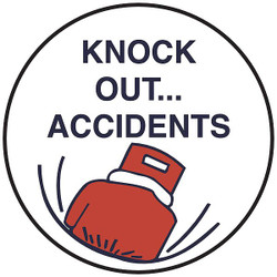 Brady Hard Hat Emblem Label,2in. dia,Vinyl,PK4 42247