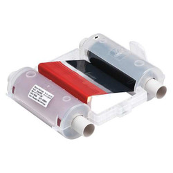 Brady Ribbon Cartridge,Black/Red,4-1/8 In. W 76763