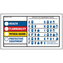 Brady HMIG Label,2 In. H,3-1/2 In. W,PK25 60332