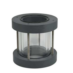 Plast-O-Matic Single Wall Sight,1 In. FNPT,PVC GX100V-PV