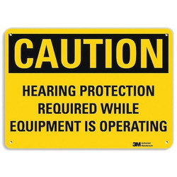 Lyle Caution Sign,7 in x 10 in,Aluminum U1-1029-NA_10x7