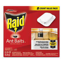 Raid® Ant Baits, 0.24 Oz, 8/box, 12 Boxes/carton 697329