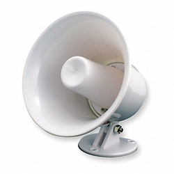 Speco Technologies PA Horn,Weatherproof,White,10 W SPC5P