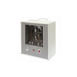 Dayton Prtbl Elct Heatr,Gray,11-1/2" H 402M62