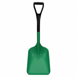 Remco Industrial Shovel,10-1/2 In. W,Green 6898SS