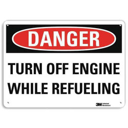 Lyle Danger Sign,7 in x 14 in,Aluminum U3-2022-RA_14X10