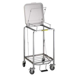 R&b Wire Products Hamper Frame,37 1/2 in H,Gray 672NB