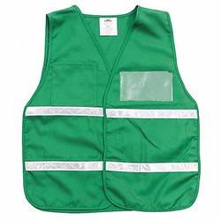 Condor Safety Vest,Green,Legend Insert,Univsl 8ZH74