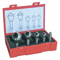 Cleveland Center Drill Set,Cobalt,Fractional Inch C94593