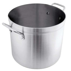 Crestware Stock Pot,14 13/16 in Dia,Aluminum POT40