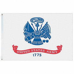 Nylglo US Army Flag,4x6 Ft,Nylon 439021