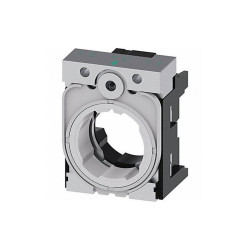 Siemens Holder,22mm,Metal;Plastic,Black,Silver 3SU1550-0AA10-0AA0