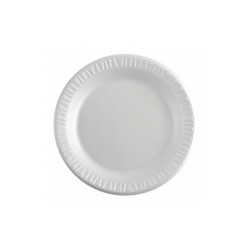 Dart Disp Foam Plate,10 1/4 in,White,PK500 10PWC