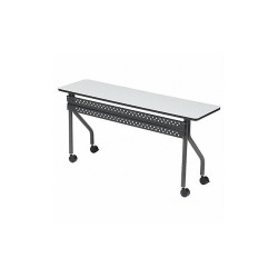 Iceberg Mobile Table,Rectangle,Gray,60"W  68057