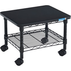 Interion Under-Desk Wire Machine Stand 19""W x 16""D x 13-1/2""H Black