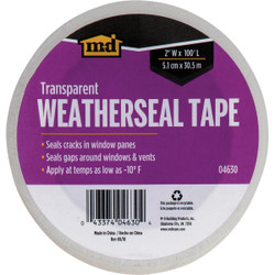 M-D 2 In. x 100 Ft. Transparent Weatherseal Tape 04630