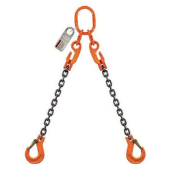 Pewag Chain Sling,9/32 in Size,G100,5 ft L,DOG 7G100DOSXK/5