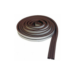 Manufacturer Varies Weatherstrip,P,Brown,Length 17 ft. 5MFK3