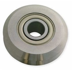 Pbc Linear V-Guide Wheel Bearing,Bore 0.3750 In VWSS2