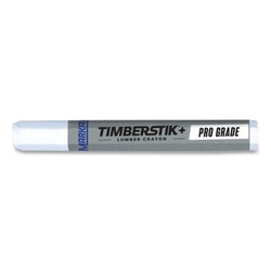 TIMBERSTIK+ PRO GRADE Lumber Crayon, 1/2 in X 4.625 in, White