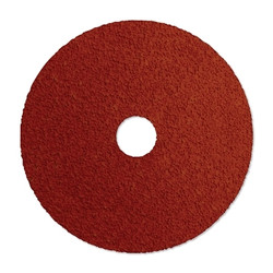 Tiger® Ceramic Resin Fiber Disc, 5 in Dia, 7/8 in Arbor, 36 Grit