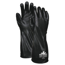 Mcr Safety Chemical Resistant Glove,M,Black,PR CP7M