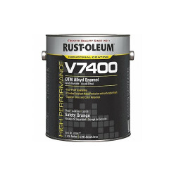 Rust-Oleum V7400 Alkyd Enamel,Safety Orange,1 gal. 245477