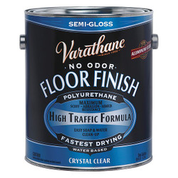 Rust-Oleum Floor Finish,Clear,Semi-Gloss,1 gal.  230131