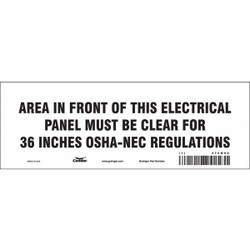 Condor Safety Sign,3.5in x 10in,Vinyl 475M90