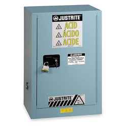 Justrite Corrosive Safety Cabinet,12 gal.,Blue 891222