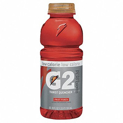 Gatorade Low Cal Sports Drink,20 oz,Frt Pnch,PK24  20405