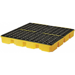 Eagle Mfg Drum Spill Cntnmnt Pallet,4 Drum,10k lb. 1634