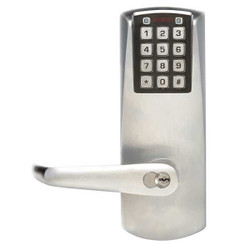 Kaba Electronic Lock,Satin Chrome,12 Button E2031XSLL62641