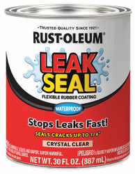 Rust-Oleum Leak Sealer,30 oz,Solvent Base,Clear  275116