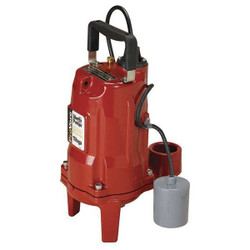 Liberty Pumps Grinder Pump, 10 ft, Single, 230V AC PRG102A