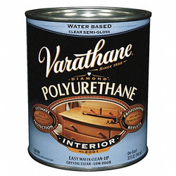Varathane Polyurethane,Clear,Semi-Gloss,1 gal. 200131
