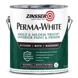 Zinsser Latex Acryl InteriorWhite,Eggshell,1gal 2771
