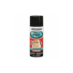 Rust-Oleum Fabric & Vinyl Paint,GlossBlack,11 oz 248918