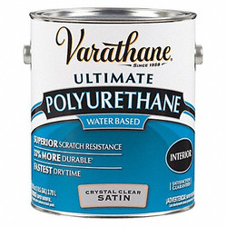 Varathane Polyurethane,Clear,Satin,1 gal. 200231