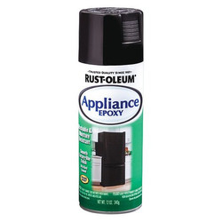 Rust-Oleum Spray Paint,Black,12 oz. 7886830