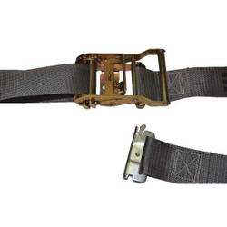 Kinedyne Tie Down Strap,E-Track,Gray 641601GRA