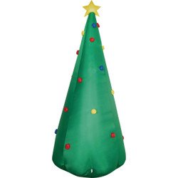 8 Ft. LED Kaleidoscope Christmas Tree Airblown Inflatable 4124113
