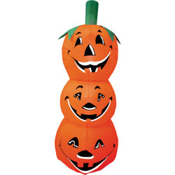 8 Ft. LED Pumpkin Stack Airblown Inflatable 5125009
