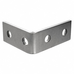 Calbrite 4-Hole Angle Bracket,SS,Overall L 4in S600004B00