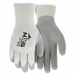 Mcr Safety Cold Protection Gloves,M,Gray,Latex,PR 9690M
