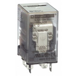 Schneider Electric General Purpose Relay,120VAC, 15A, 8Pins 8501RS42V20