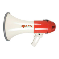 Speco Technologies Megaphone,14-1/4 In.,Siren ER370