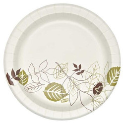 Dixie Disp Paper Plate,8 1/2 in,Multi,PK1000 UX9PATH