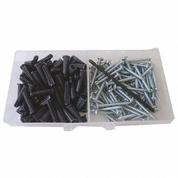 Sim Supply Conical Anchor Kit,Plastic,1 in L,PK100  U63157.010.0001