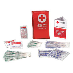 American Red Cross First Aid Kit,Bulk,Red,19 Pcs,1 People  RC-600